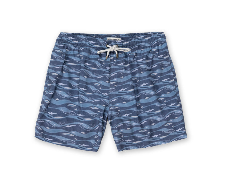 Mens Textured Stretch Volley Swim Shorts