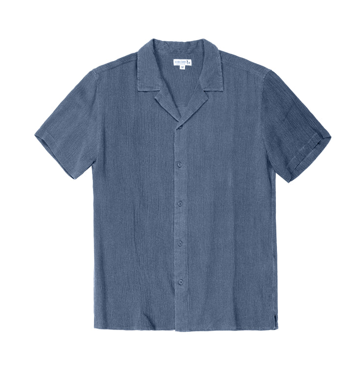 Mens Pigment Dyed Camp Shirt