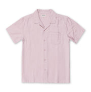 Mens Jacquard Short Sleeve Buttondown