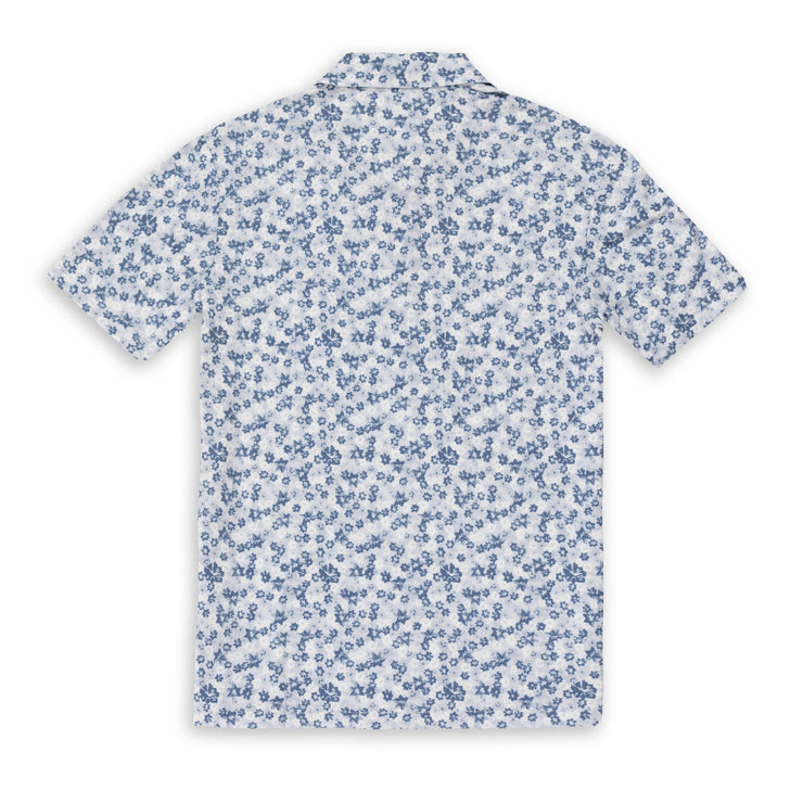 Mens Performance Printed Pique Polo