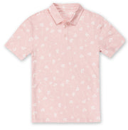 Mens Performance Printed Pique Polo