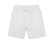 Mens Linen Short - White