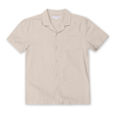 Mens Box Dobby Camp Shirt