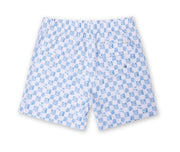 Mens Seersucker Volley Swim Shorts