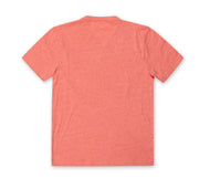 Mens Short Sleeve Beach Notch Tee - Red