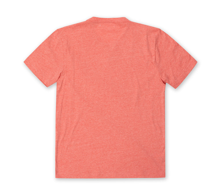 Mens Short Sleeve Beach Notch Tee - Red