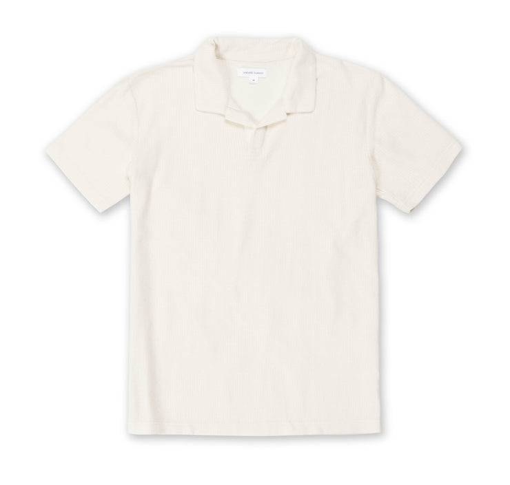 Mens Beach Pique Polo