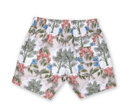 Mens Printed Swim Shorts - Green