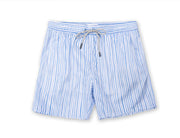 Mens Printed Swim Shorts - Blue