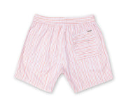 Mens Printed Swim Shorts - Pink