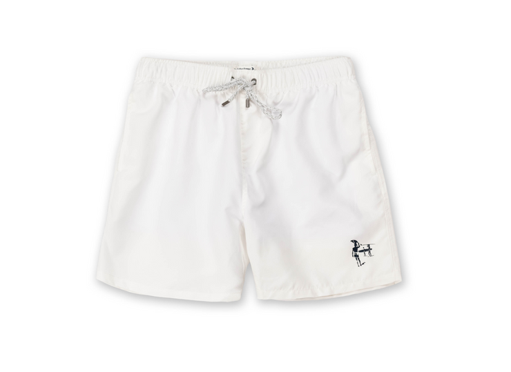 Mens Solid Endless Volley - White