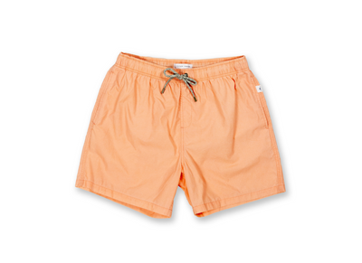 MENS VINTAGE WASH SWIM SHORTS - PEACH