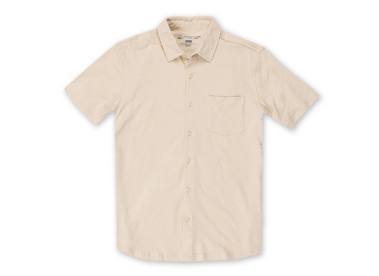 Mens Performance Seersucker Buttondown