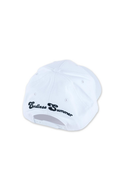 MENS SOLID PERFORMANCE CAP - WHITE – VintageSummerSwimwear.com